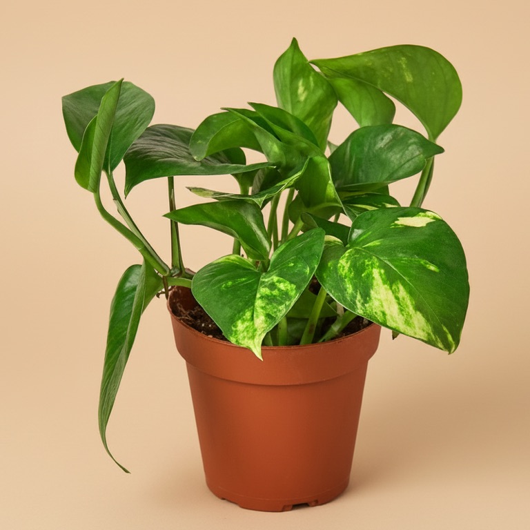 Goldie, month four — a golden pothos